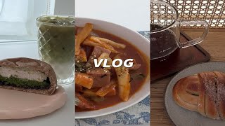 VLOG｜纽约独居生活/学习日常/一人食自炊/周一做的饭吃到周六/炒年糕/茶泡饭/练字/学舞/喝咖啡