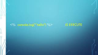 Embedded JavaScript ( EJs Tags)