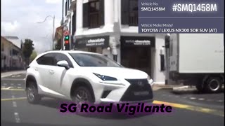 9feb2021 jjoo chiat road #SMQ1458M lexus nx300 fail to conform to red light signal