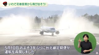 【いわて！わんこ広報室】 第6回「いわて花巻空港から飛び出そう！ ～国内線・国際線利用のススメ～」