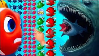 Fishdom Ads Save The Fish From Big Shark And Monster Crocodile Part #6 | Fishdom Ads Help The Fish