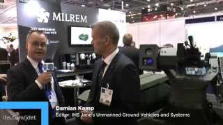 DSEI 2015: Milrem unveils its prototype hybrid unmanned ground vehicle