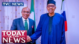 WATCH: Buhari Meets Emefiele at State House Amid Arrest Rumour