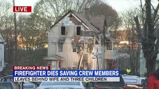 Worcester firefighter dies while battling four-alarm fire