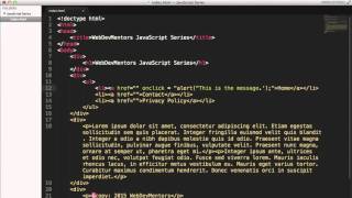 Embedded and Inline Javscript