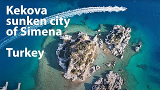 Kekova, sunken city, Lykia in Turkey