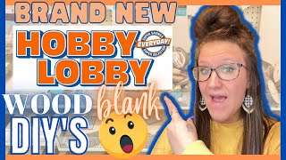 YOU WON'T BELIEVE WHAT I DO WITH THESE HOBBY LOBBY WOOD BLANKS| HOBBY LOBBY CLEARANCE DIYS