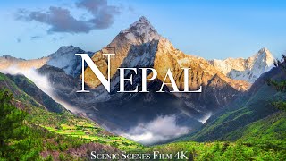 Nepal In 4K - Country Of The Highest Mountain In The World | Scenic Relaxation F