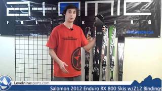 Salomon 2012 Enduro RX 800 Skis w/Z12 Bindings