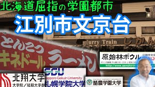 【ちょっと昔と今の江別】学園都市・文京台