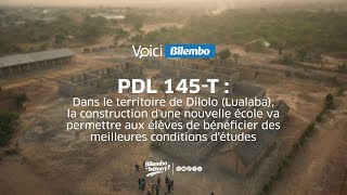 #VOICIBILEMBO | LUALABA: DANS LE TERRITOIRE DE DILOLO, LA CONSTRUCTION D'UNE NOUVELLE ECOLE MODERNE