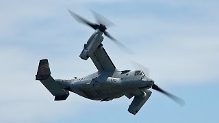 岩国基地フレンドシップデー2017 米海兵隊 MV-22オスプレイ レベル3デモ 前日予行 - 岩国基地 2017年5月4日