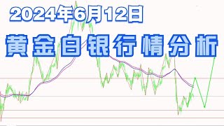 2024年6月12日黄金白银行情分析