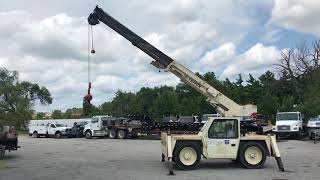 Terex D851 Industrial Carry Deck Crane Functions Video