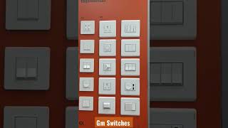 GM modular switches 🔥🔥🔥 #electrical #smart #smartswitches #switches #gmmoduler