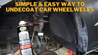 SIMPLE AND EASY WAY TO UNDERCOAT CAR WHEEL WELLS