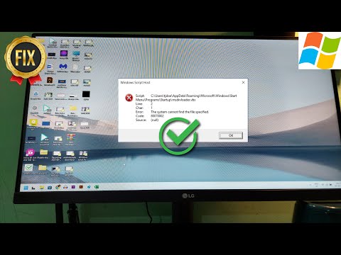 windows script host error windows 10 startup