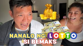 Nanalo si Bemaks Ng Lotto🤣Watch till the end🤣 Bemaks tv