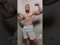 Muscle guy flexing