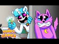 CATNAP x CRAFTYCORN : CATNAP HIDE AND SEEK with ADMIRER ?! Poppy Playtime 3 Animation | Puddy Games