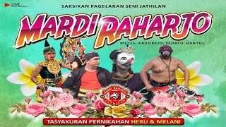 🔴 #Live Jathilan MARDI RAHARJO - TASYAKURAN PERNIKAHAN HERU DAN MELANI - WN PRO audio