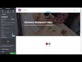 How To Add Background Videos In Elementor WordPress Plugin?