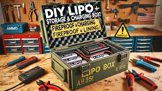 DIY Lipo Battery Storage \u0026 Charging Box #fpv #lipobattery #safety