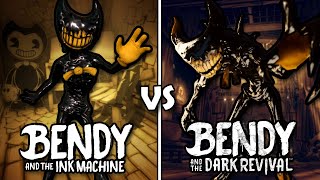 BATIM Vs. BATDR Design Characters Comparison - Bendy and the Dark Revival