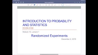 Introduction to Randomized Experiments