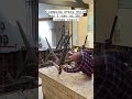 clamping in every direction gluing up this lounge chair chairmaker furnituremaking woodwork