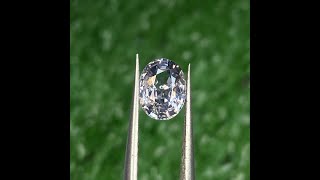 Natural 1.44ct Batu Gray Spinel Myanmar Burma Full Luster