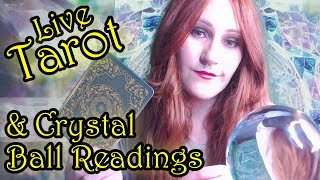 Live Crystal Ball Reading \u0026 Tarot Card Reading  - Ask Any Question FREE, ALL WELCOME🔮