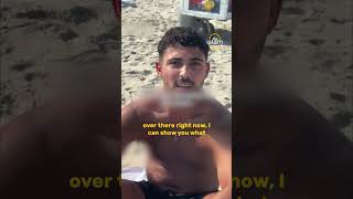Palestinian woman confronts Israeli soldier on NY beach | Islam Channel