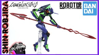 Bandai Robot Spirits: Eva Unit-01 + Spear of Cassius (2023 Renewal Version) | Figure Review