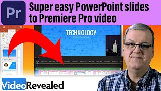 Super easy PowerPoint slides to Premiere Pro video