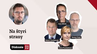 Na štyri strany: Diskusia s Miklošom, Procházkovou, Ondrejcsákom a Patajom