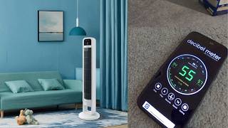 Costco Omni Breeze Tower Fan Remote Control and WIFI Review and Sound Test