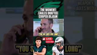 The Moment Cooper Dejean Life changed!( Drafted by the Philadelphia Eagles )