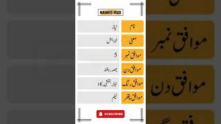 Niaz Name Meaning in Urdu | #shorts #namemeaning | Names Hub