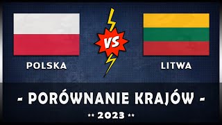 🇵🇱 POLSKA vs LITWA 🇱🇹 - Porównanie gospodarcze w ROKU 2023 #Litwa