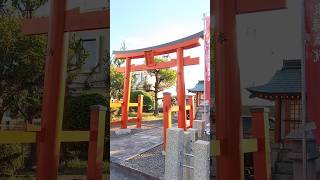 神社に行きました・嚴島神社・小牧市常普請・境内は狭いですが、赤塗りの鳥居は素晴らしかった。#お願い#お参り#お祈り#神社巡り#心安らぐ