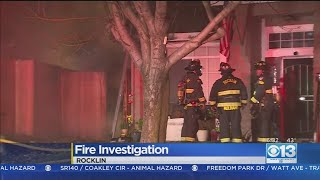 Early Morning House Fire In Rocklin
