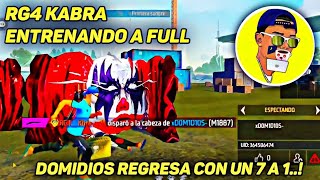 RG4 KABRA VS DOMIDIOS🔥😱KABRA PROBANDO SU NUEVO DISPOSITIVO📱⚔️/DOMI REGRESA CON UN 7 A 1 EN CONTRA? 😱