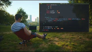 Programming Pong in the Park - ASMR Canvas and JavaScript Tutorial