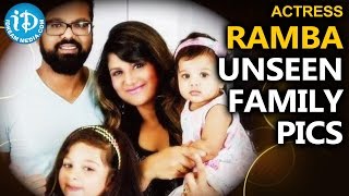 Actress Rambha Rare And Unseen Family Pics