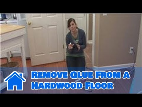 Cleaning Tips : How to Remove Glue From a Hardwood Floor Cleaning Tips : How to Remove Glue From a Hardwood Floor
