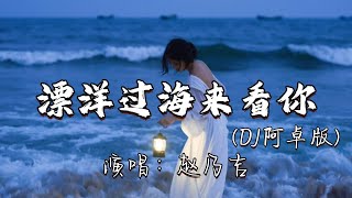 赵乃吉 - 漂洋过海来看你（DJ阿卓版）『为你 我用了半年的积蓄，飘洋过海的来看你，多盼能送君千里 直到山穷水尽，一生和你相依。』『动态歌词MV』