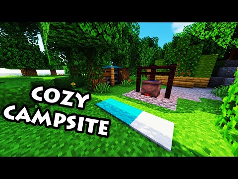 Minecraft Tutorial #36 - How to Build a Cozy Campsite (HD) Minecraft Tutorial #36 - How to Build a Cozy Campsite (HD)