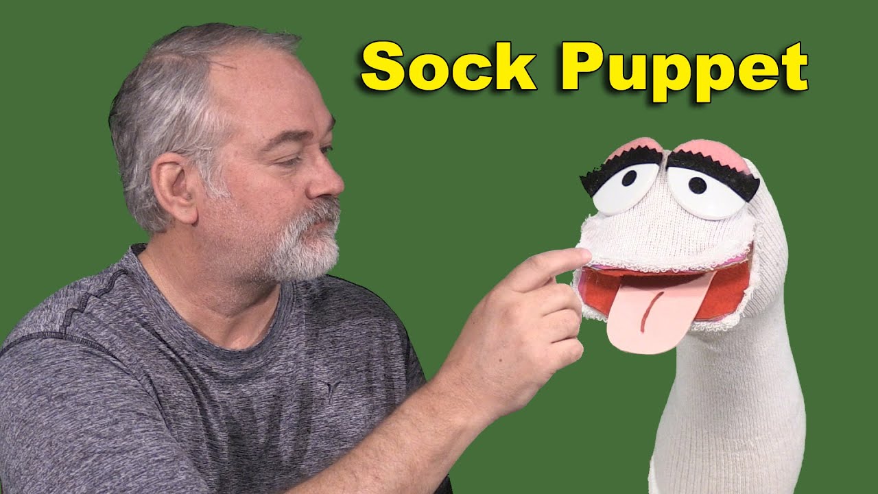 How To Make A Puppet Out Of A Sock - Sock Puppet Tutorial - YouTube