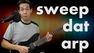 Learn Sweep Picking - How to SHRED teh ArPegGiO [Guitar Lesson]